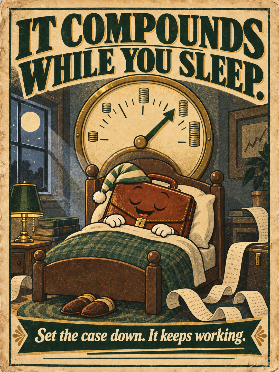 It compounds while you sleep